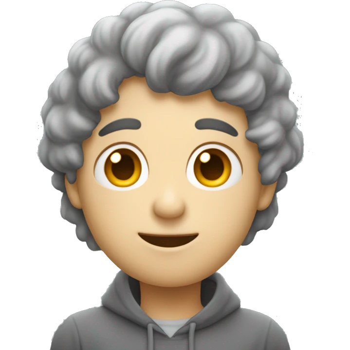 emoji de una persona mojada bajo una nube gris y lluviosa, mostrando una cara de enojado o frustrado. emoji
