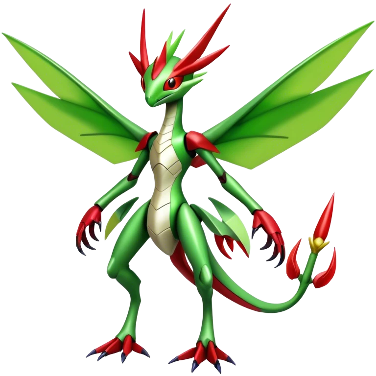  Cool Edgy Shiny Futuristic Ethereal Legendary Scizor-Kartana-Digimon-Schyther-Flygon-hybrid full body emoji