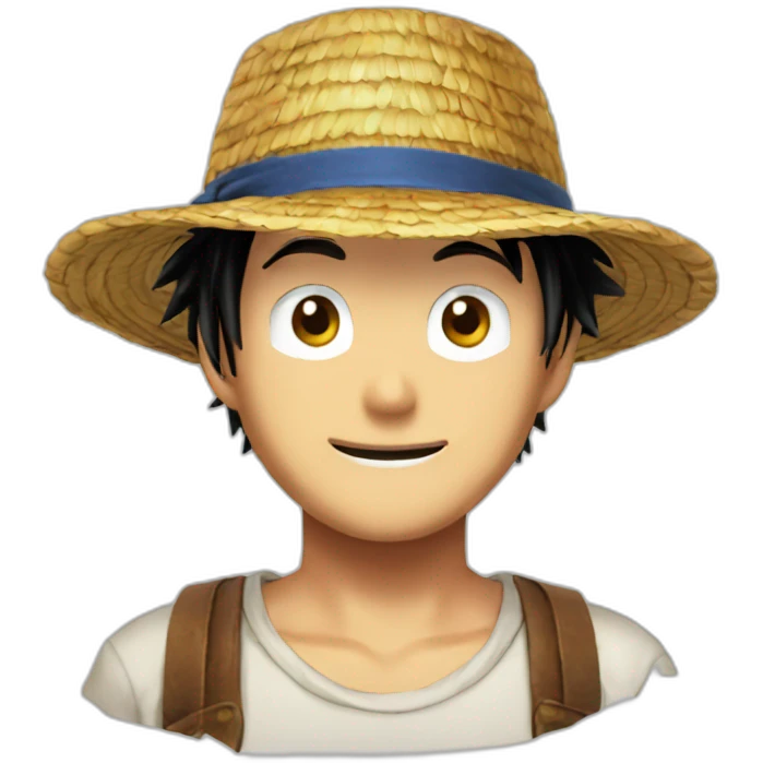 chapeau de paille luffy emoji