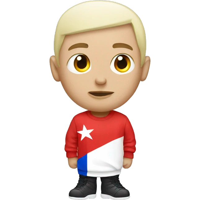 eminem with a russian flag emoji