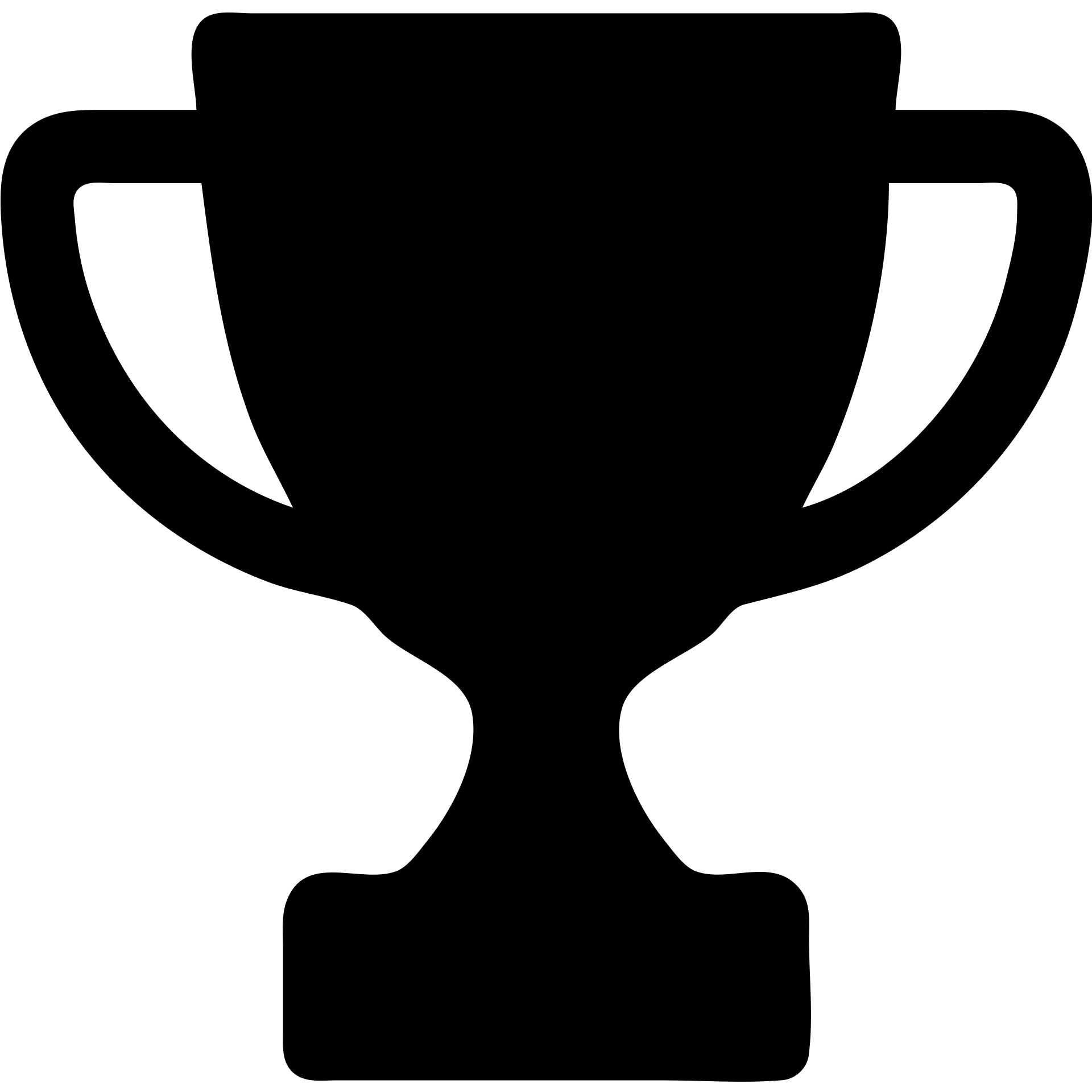 A trophy emoji