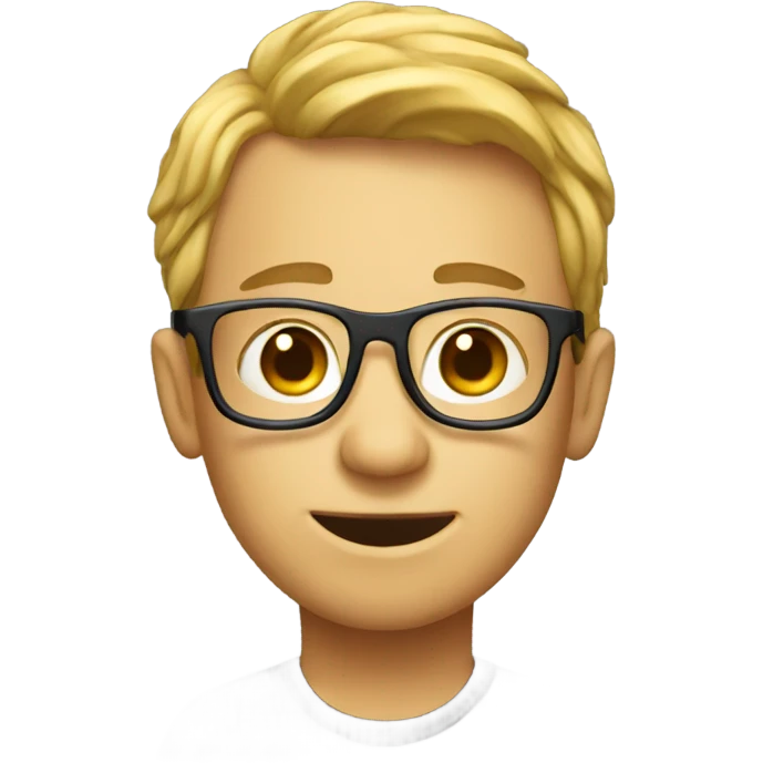 a geek with a laptop emoji
