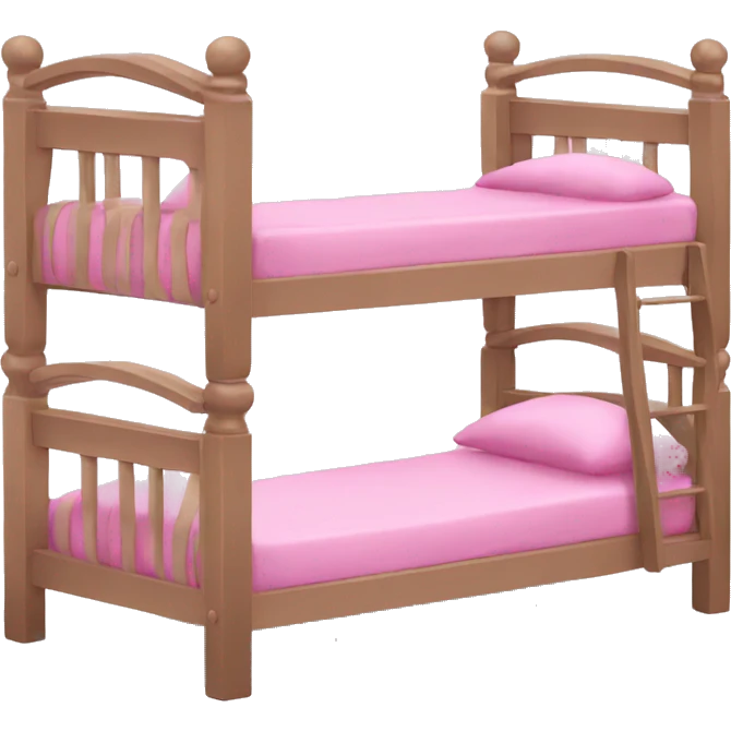 Pink bunk beds  emoji