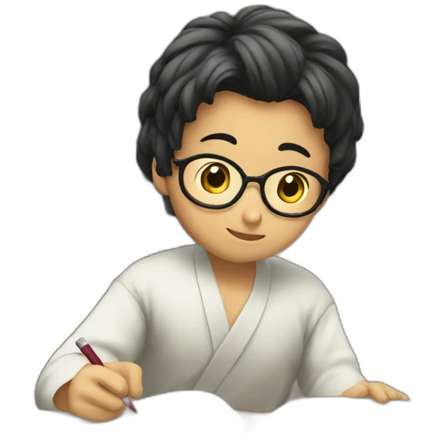 sukuna studying emoji