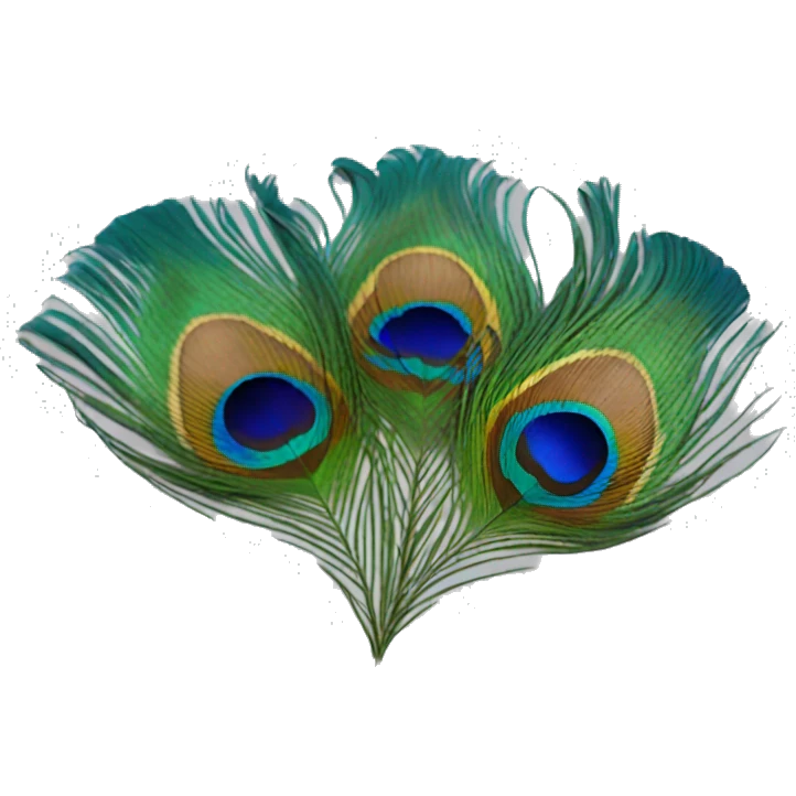 peacock feather emoji