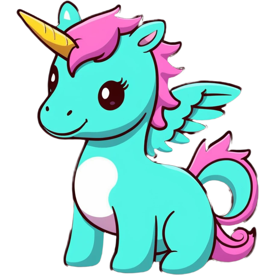 magical creature dragon or unicorn emoji