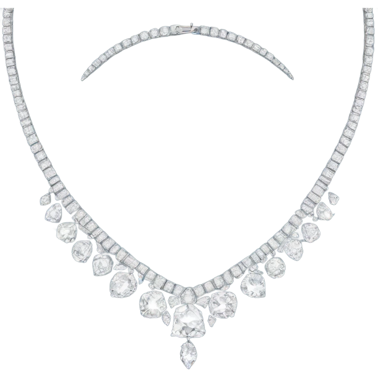 luxury diamond necklace  emoji