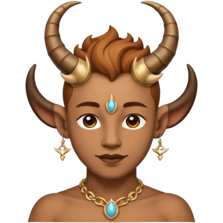 Try horns on the throat chakra emoji