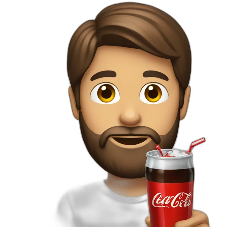 brown-hair-boy-with-beard-drinking-coke emoji