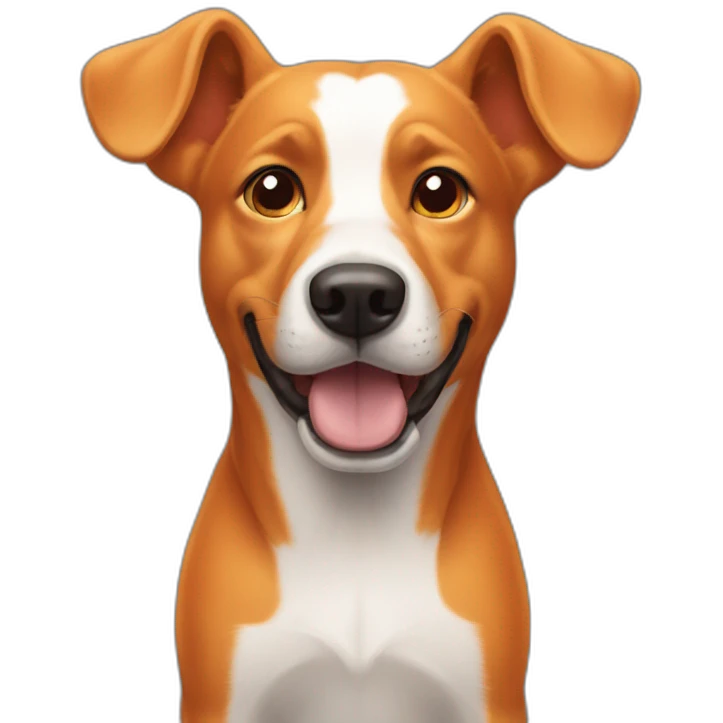 An orange dog with flopy ears emoji