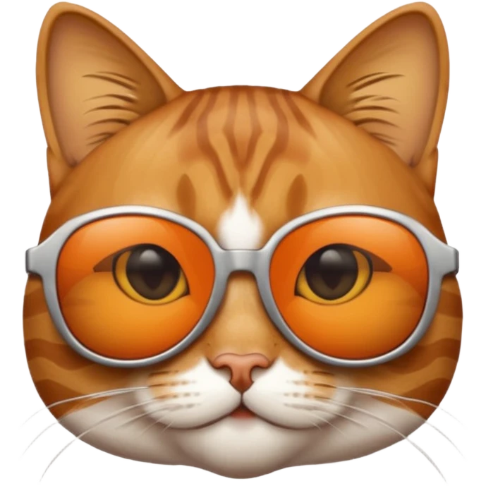 Cat wearing sunglasses emoji