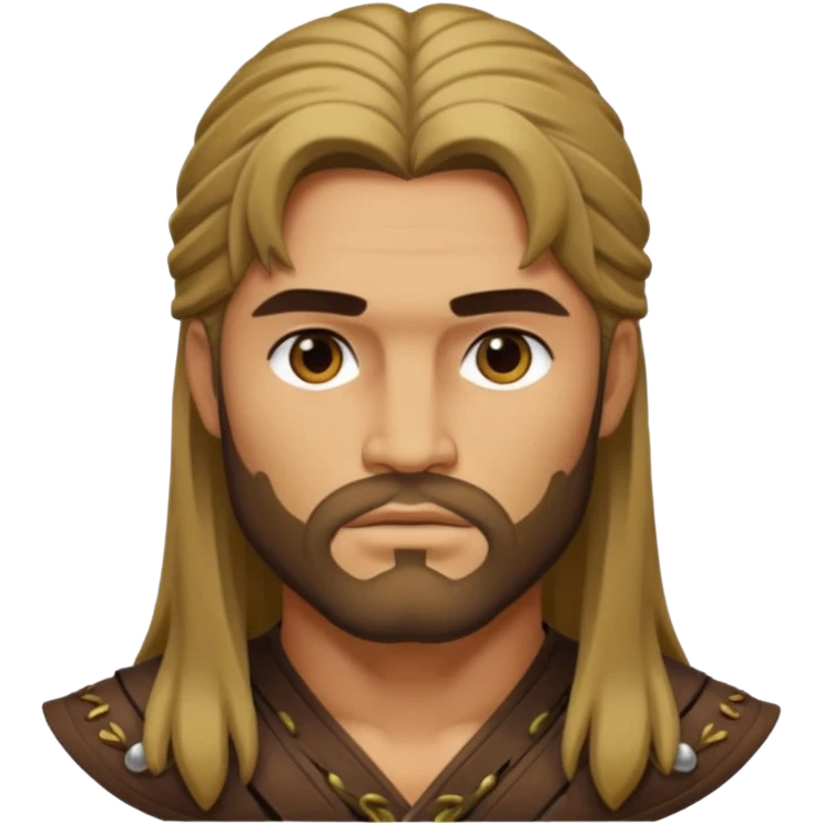 Crixus with long hair emoji