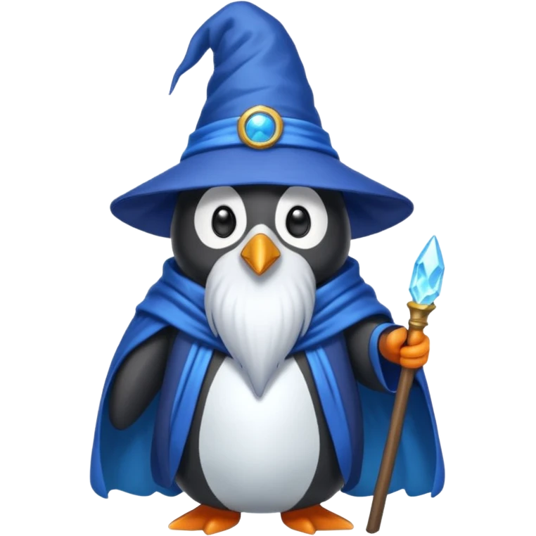 Penguin Wizard emoji