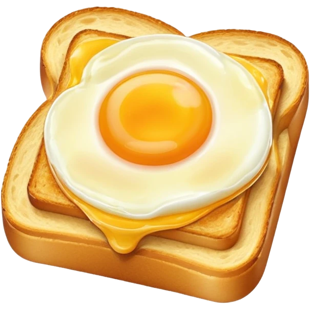 Egg toast emoji