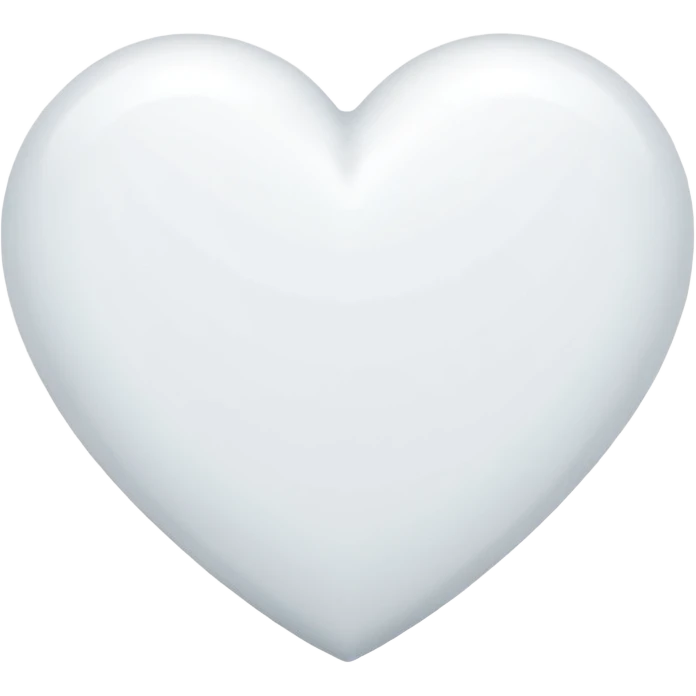 Coração branco  emoji