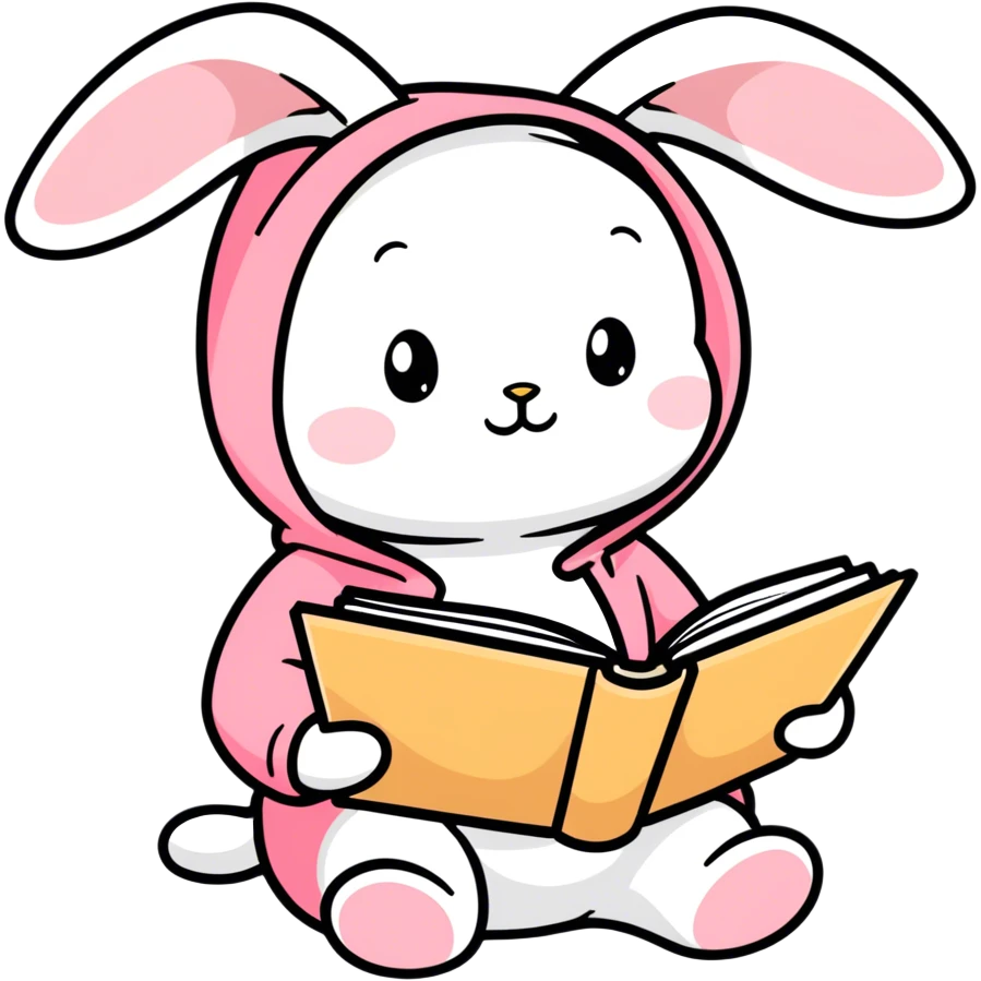My Melody reading books  emoji