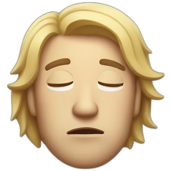 exhausted-man emoji