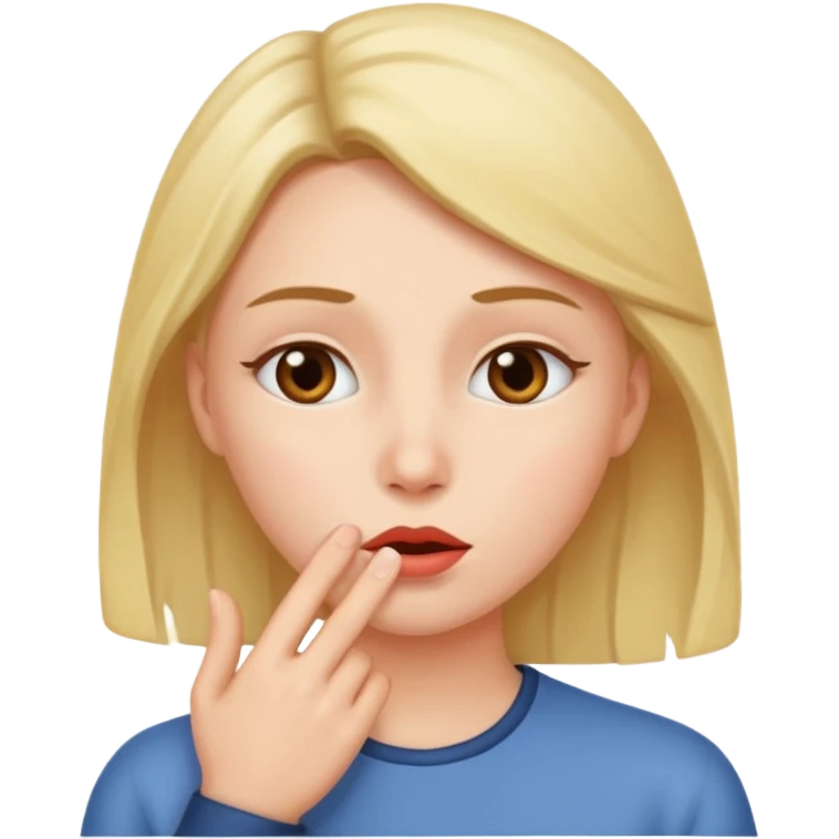 whispering person emoji