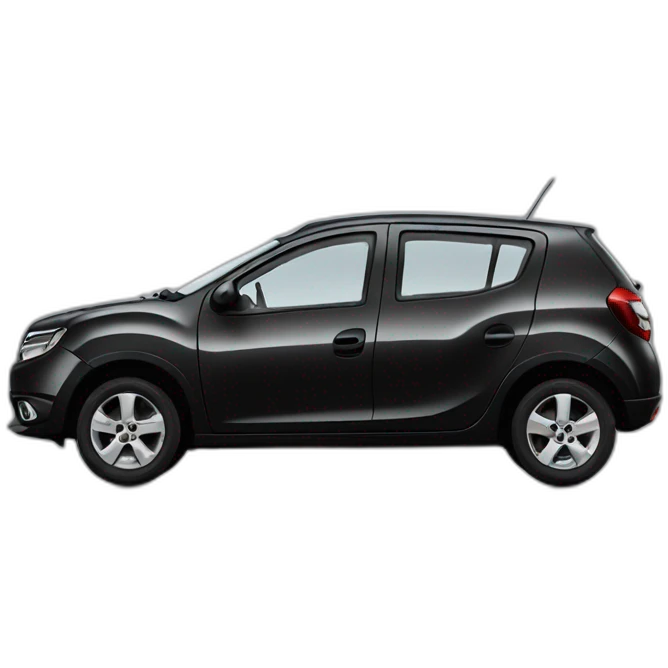 Dacia Sandero noire emoji