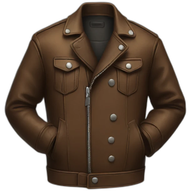make his jacket out of leather emoji