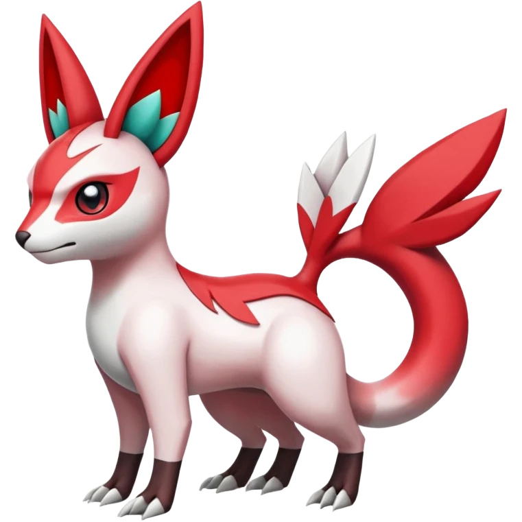 Meloetta-Guilmon-Zangoose-Pokémon-Fakémon-fusion-hybrid-creature emoji