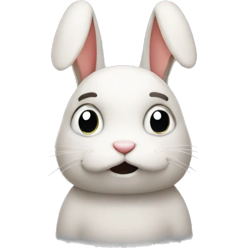 rabbit body unhappy emoji
