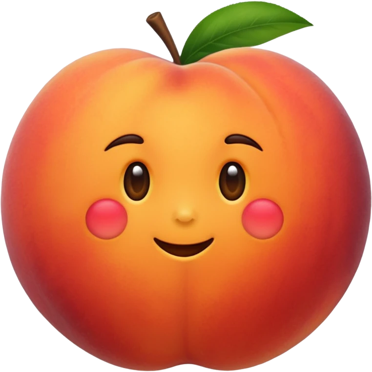 cute peaches emoji