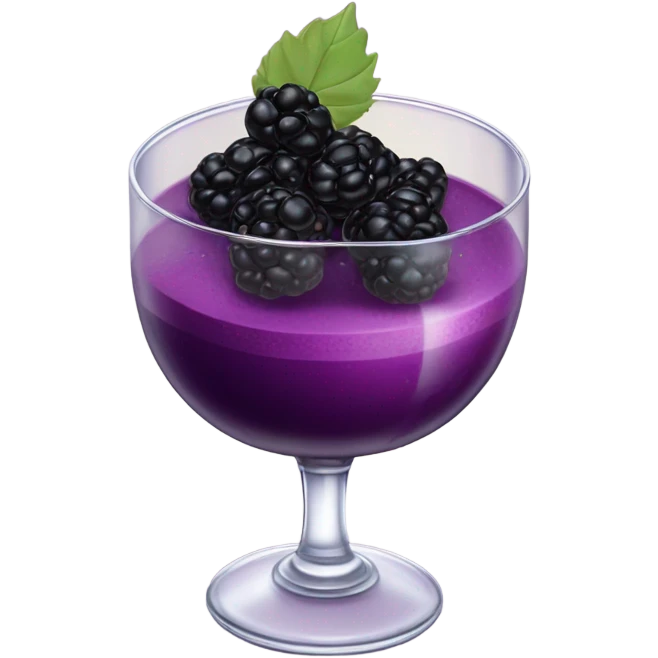 Juice with Blackberry spiced pear emoji