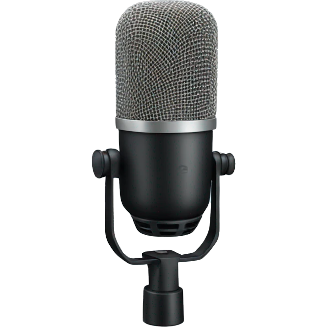 studio microphone emoji