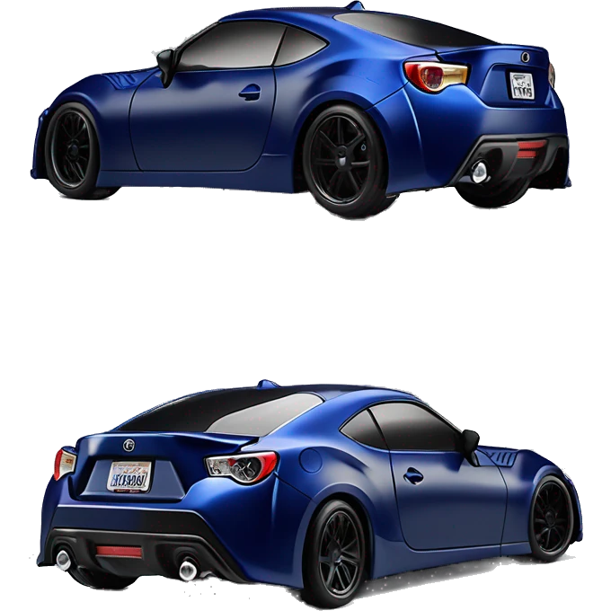    Darth Vader’s dark blue Scion FR-S scary Halloween monster rc car emoji