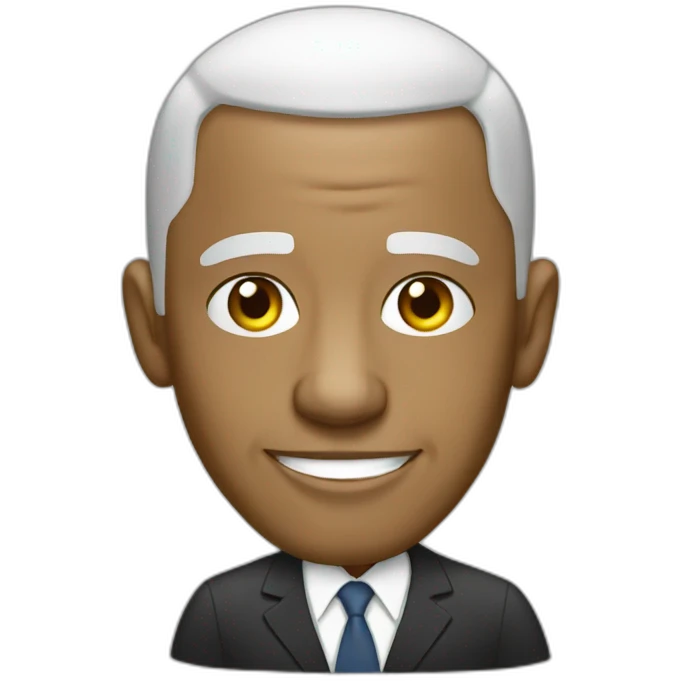 white obama emoji