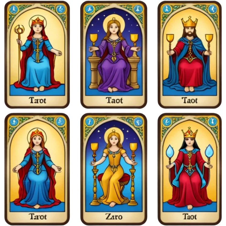 Cards of tarot emoji