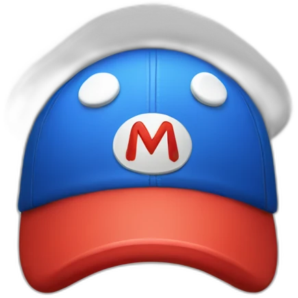 Mario's cap emoji