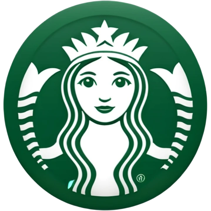 SMİLAR STARBUCKS LOGO emoji
