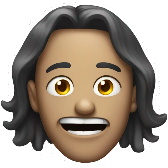 Creepy smirk emoji emoji