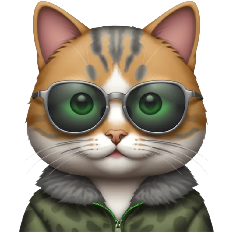 Cat wearing sunglasses emoji