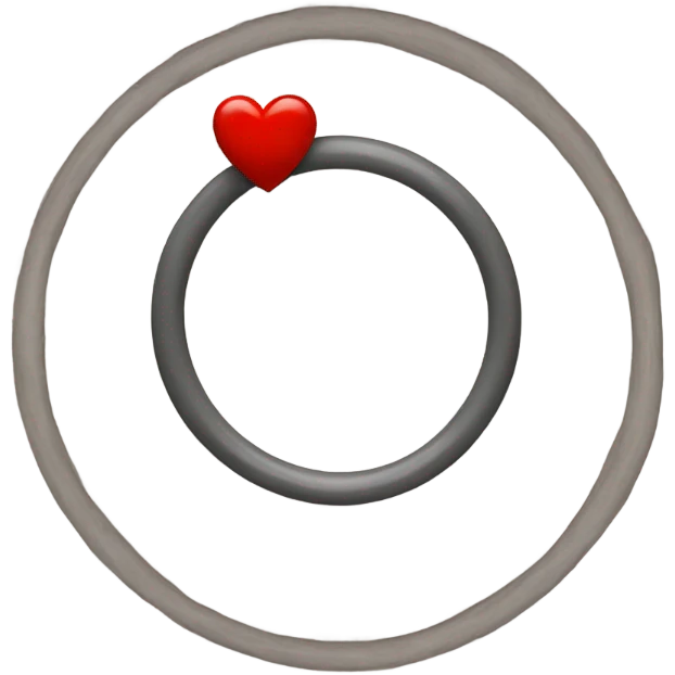 Heart with ring emoji