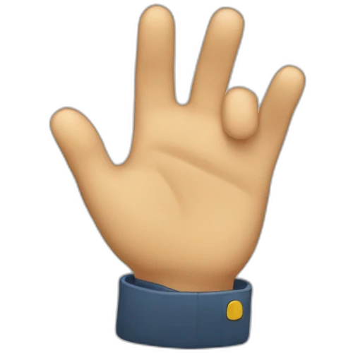 Mano apuntando hacia abajo emoji