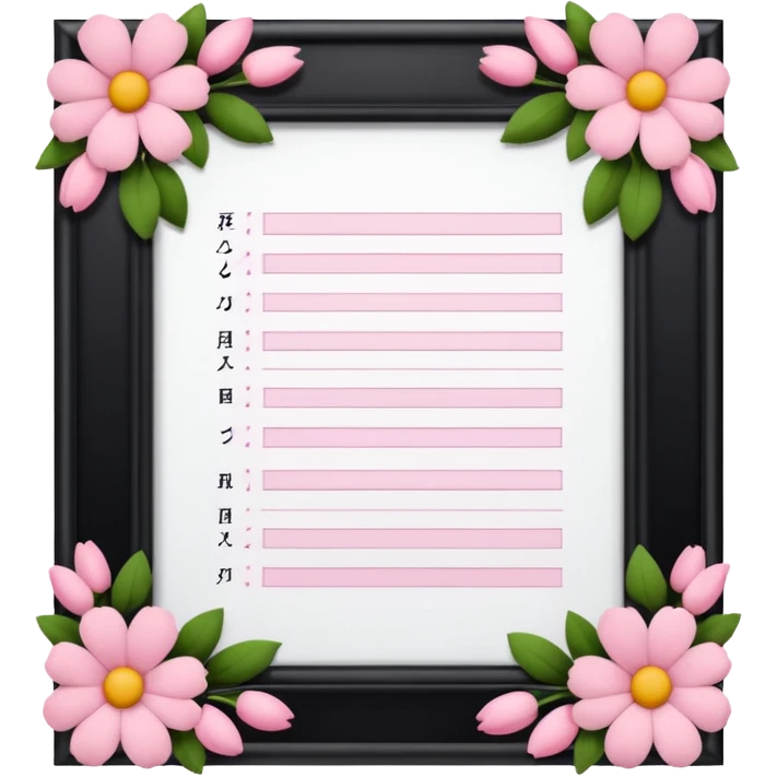 create an exam page make it aaesthetic and girly in pink  emoji