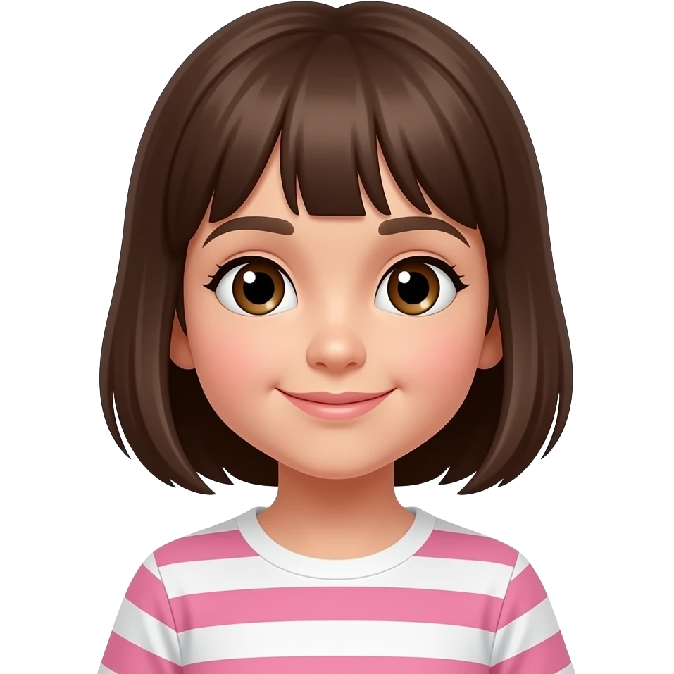 The little girl Feel Proud. emoji