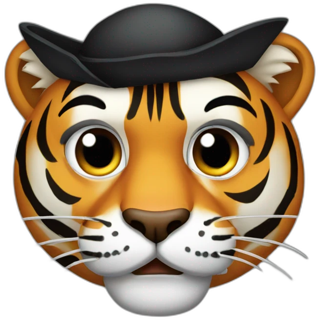 Tiger pirate emoji