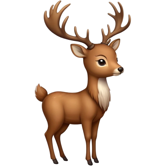 Praying deer emoji