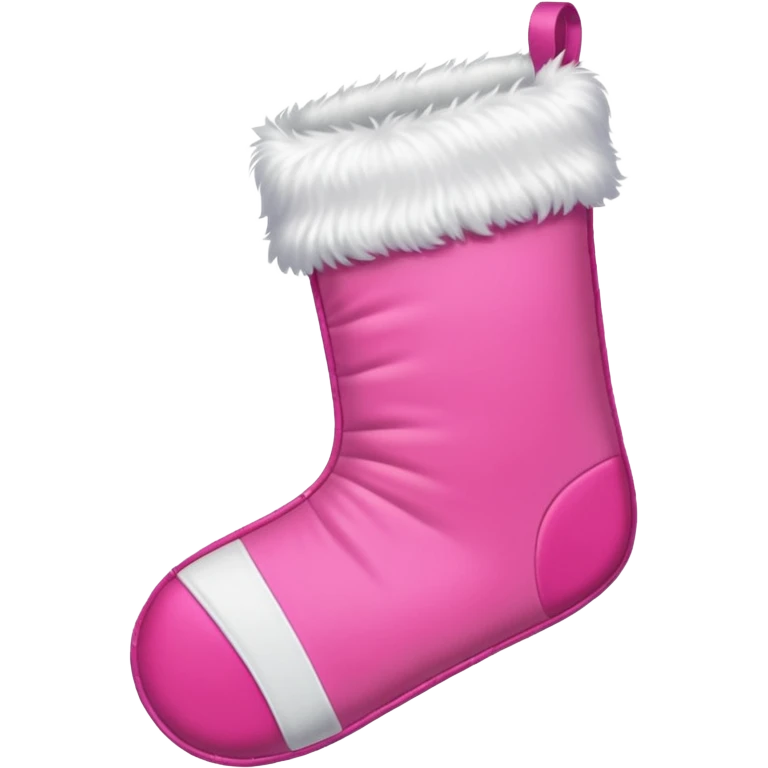 Pink Christmas emoji