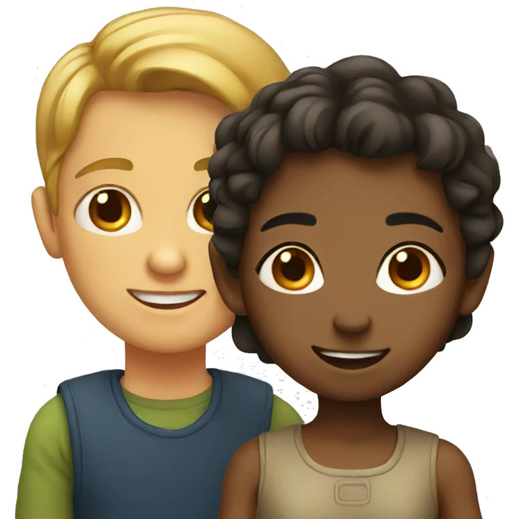 Boy and girl emoji