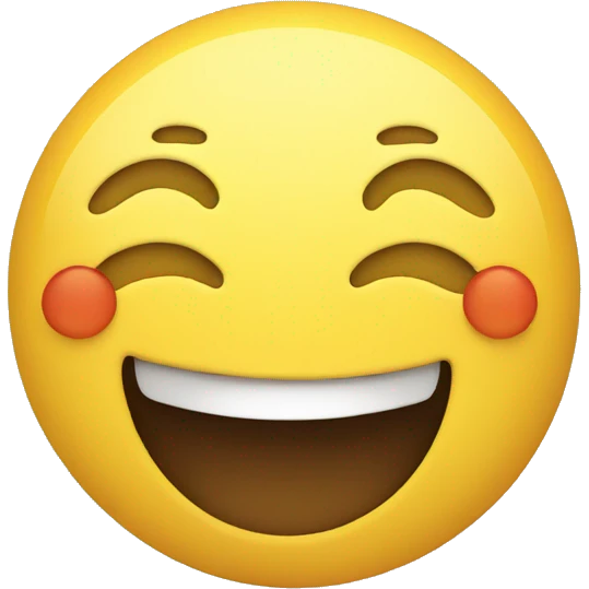 Smiley face raising emoji