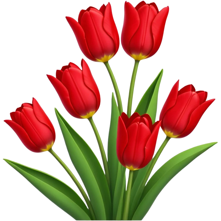 Tulips emoji
