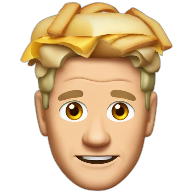 gordon ramsey's with sandwich ears emoji