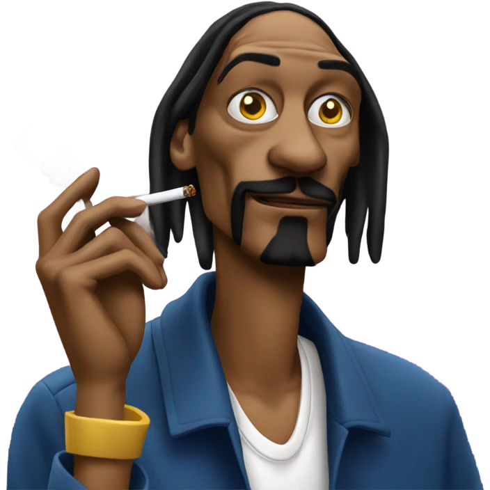 snoop dogg smoking emoji