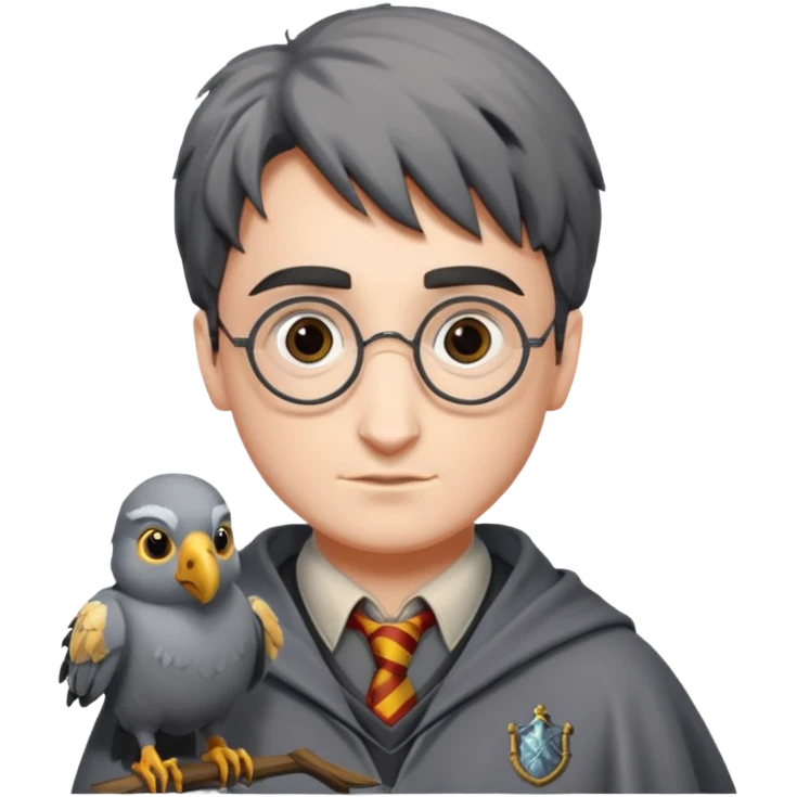 buckbeak and harry potter emoji