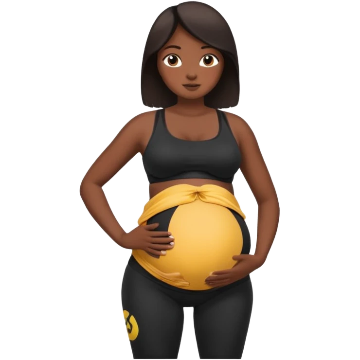 lego 
legging brassière noir gonflé ventre femme emoji